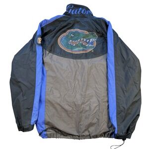 Florida Gators Jacket Mens L Colosseum Windbreaker Big Logo NCAA Vintage
